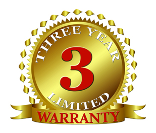 3 Year Limited Warranty